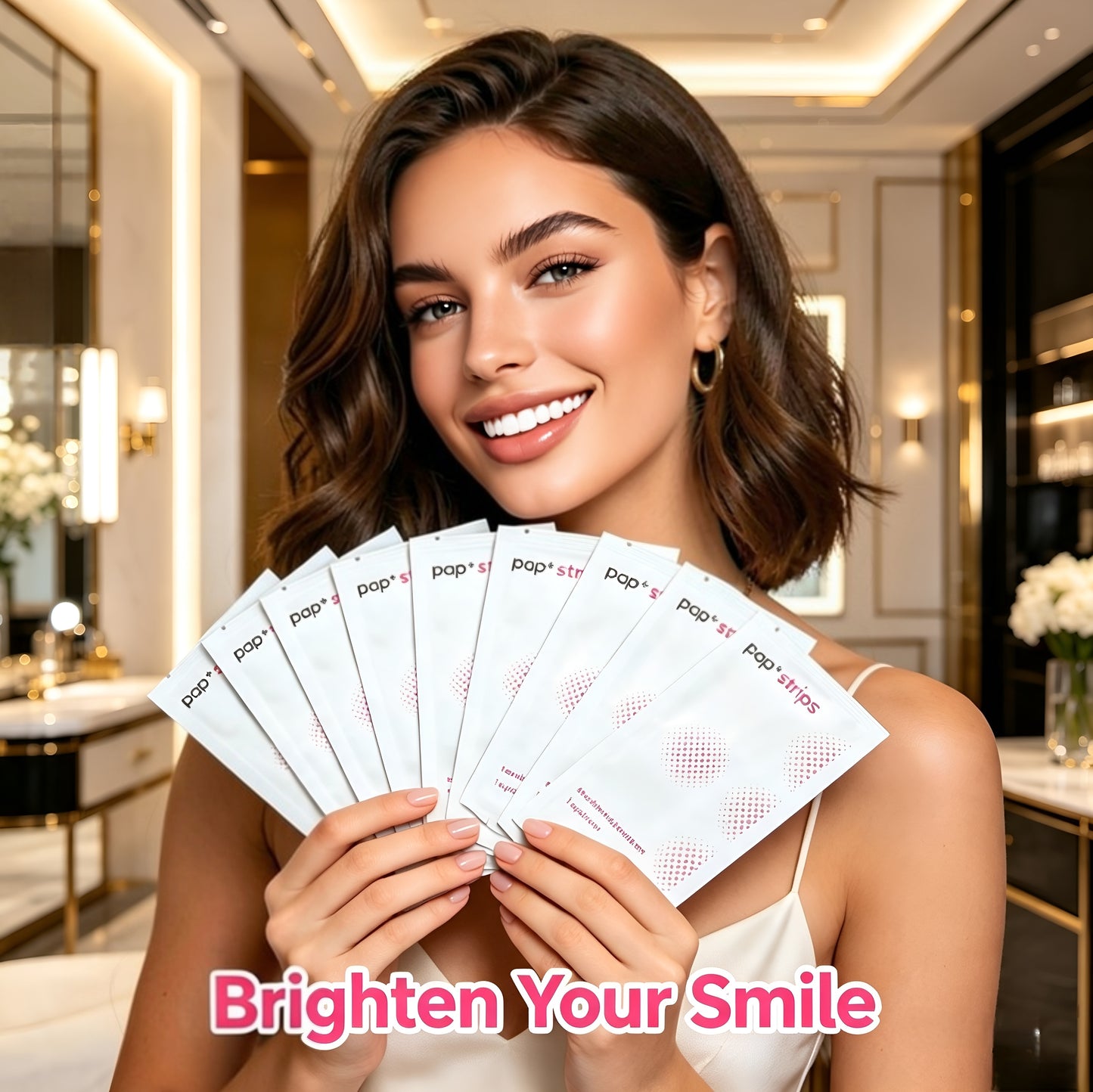 Teeth Whitening Strips  PAP - 7 Pairs.  Professional Dental Whitening Bleach