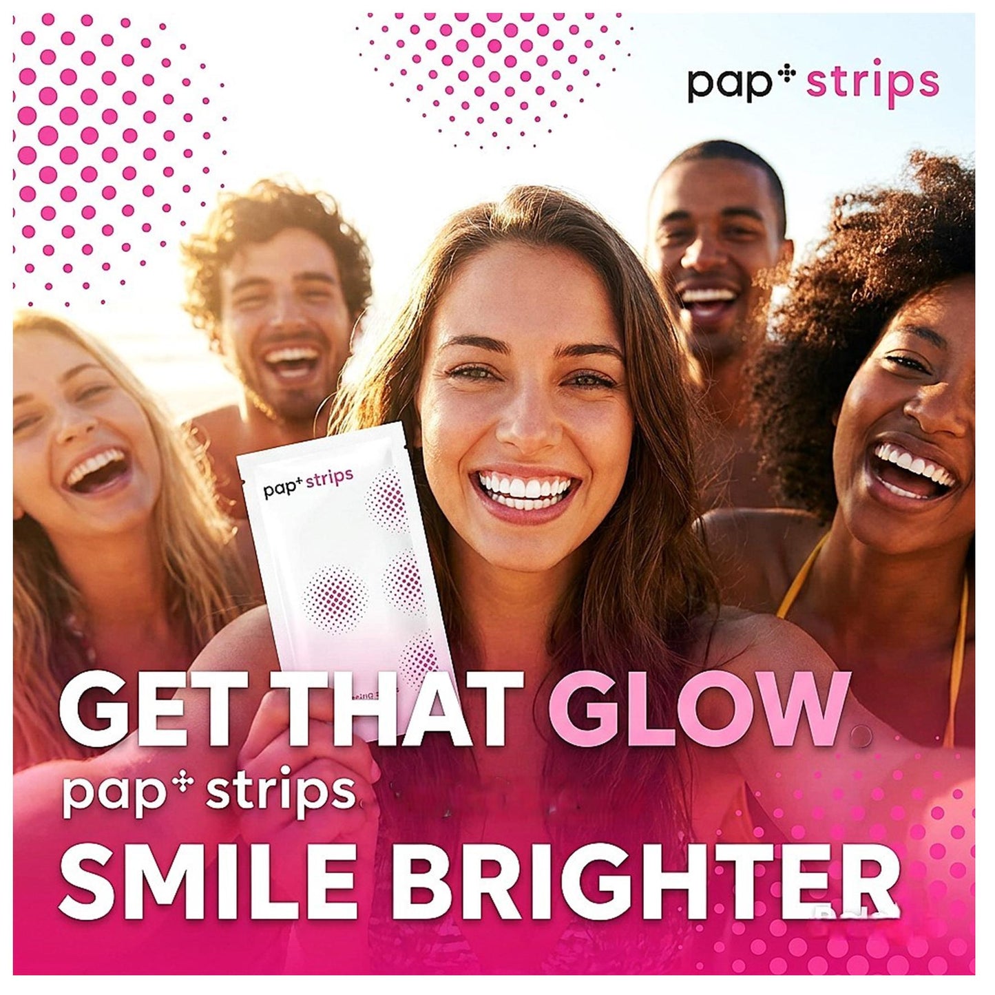 Teeth Whitening Strips  PAP - 7 Pairs.  Professional Dental Whitening Bleach