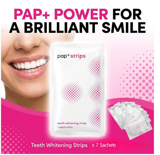 Teeth Whitening Strips  PAP - 7 Pairs.  Professional Dental Whitening Bleach