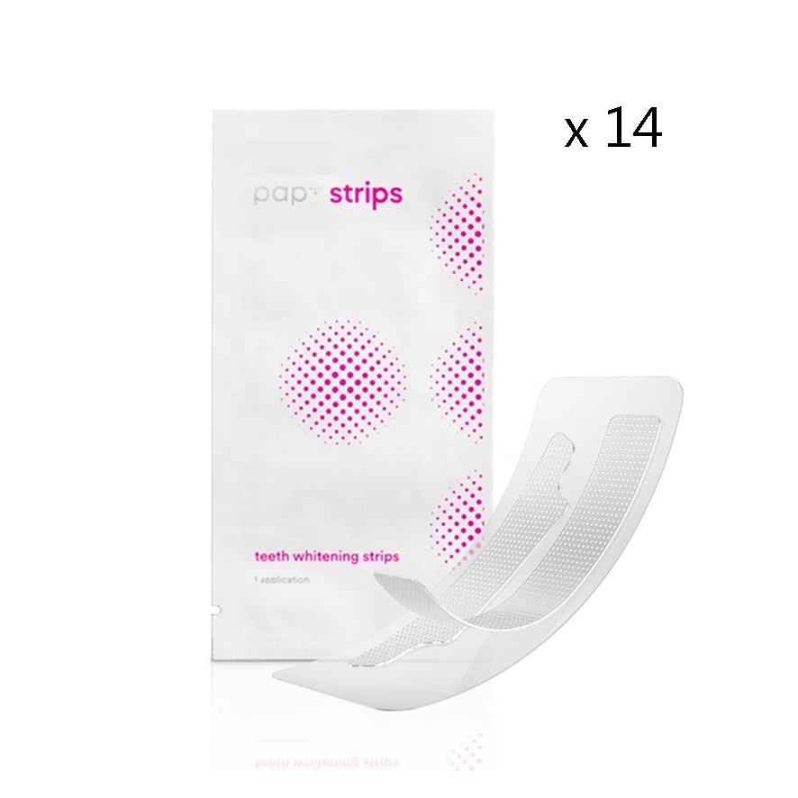 Teeth Whitening Strips  PAP - 7 Pairs.  Professional Dental Whitening Bleach