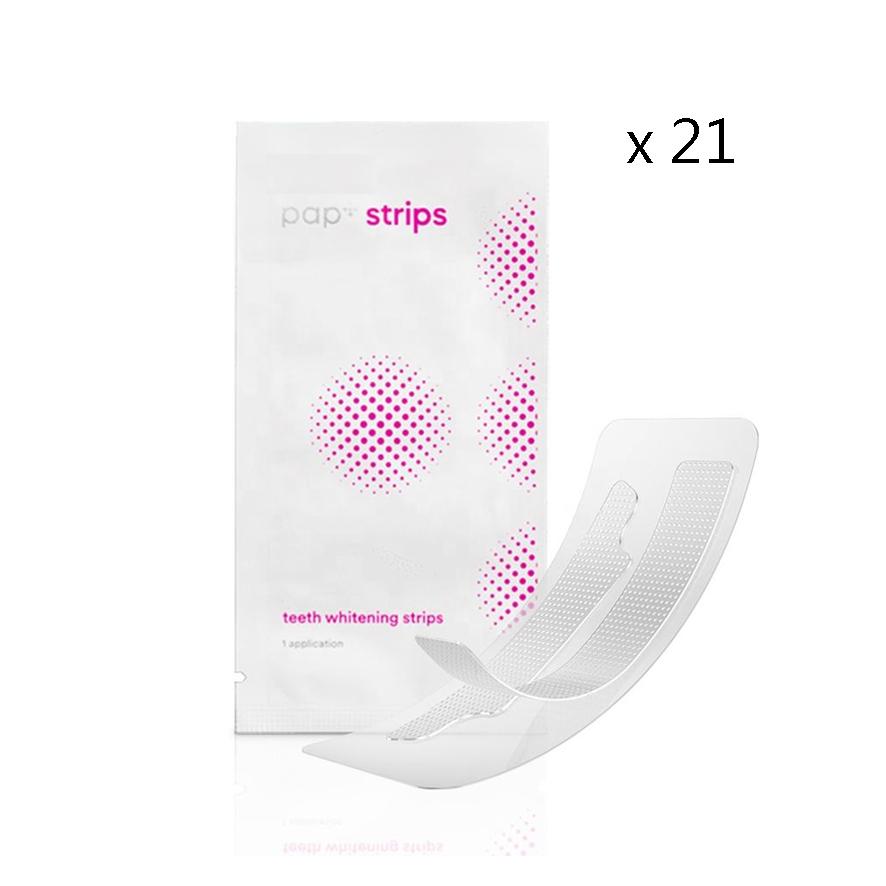 Teeth Whitening Strips  PAP - 7 Pairs.  Professional Dental Whitening Bleach
